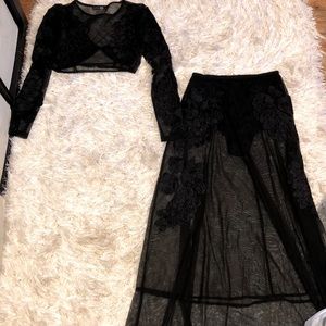 Boohoo Black Co-Ord